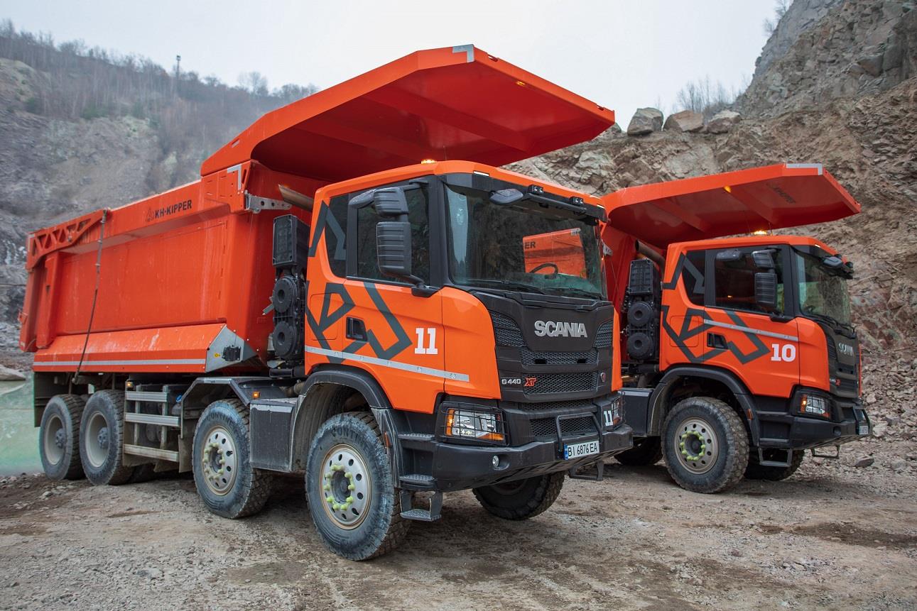 Виробник щебеню поділився досвідом використання кар’єрного самоскида Scania