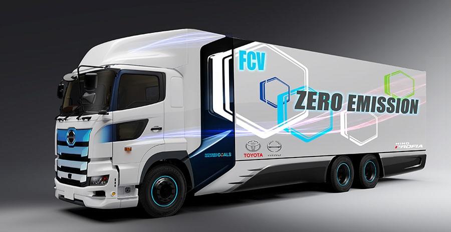 Toyota и Hino совместно разрабатывают крупнотоннажный грузовик на топливных элементах